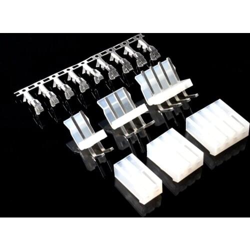 20sets CH3.96 3.96mm Connector Curved needle Seat+Plug+Terminals 2P 3P 4P 5P 6P