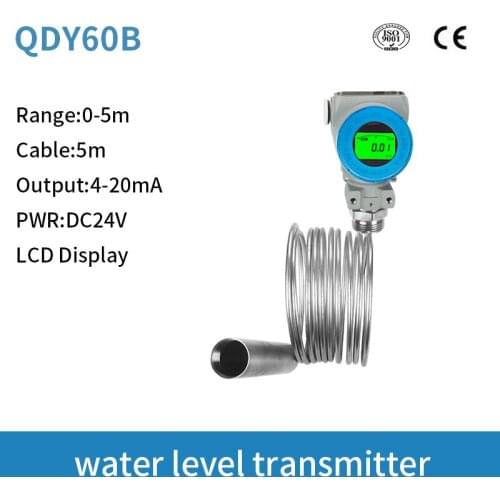 4-20ma diesel level sensor petrol station fuel tank level sensor stainless steel diesel tanks water sensor probe LCD Display