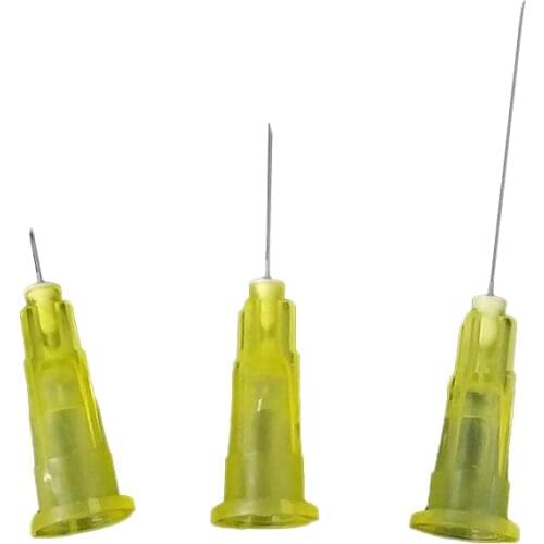 5pcs 30G Laboratory Dispensing Needle Test Bayonet Needle Plastic Base Needle Super Fine Needle Sterile 4mm 13mm 25mm Long