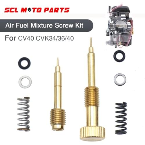 ALconstar-For Keihin CV40 CVK34/36/40 Carburetor Air Adjusting Screws Idle Mixture Fuel Ratio Adjusting Screw