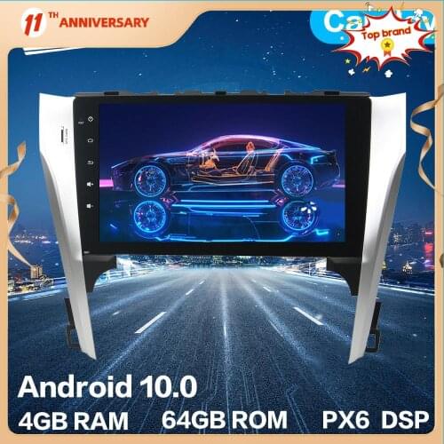 Android 10.0 4GB+64GB Car Radio Player GPS Navigation Car Stereo HD Multimedia DVD Unit For TOYOTA CAMRY 2012 2013 DSP Carplay