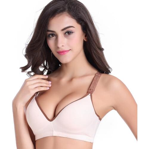 Maternity Nursing Bra Cotton Sexy Sleep Open Buckle Bras For Mothers Feeding Pregnant Women Clothes Breastfeeding Underwear