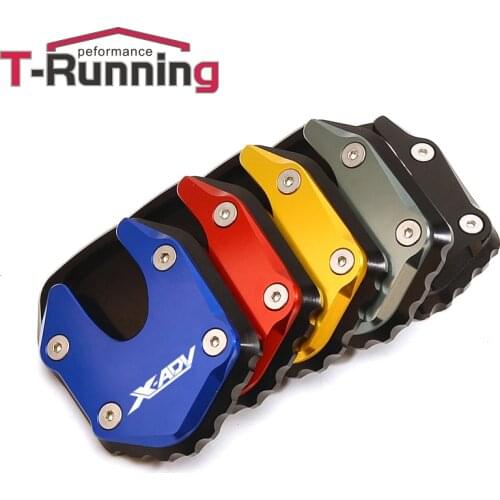 For HONDA X ADV XADV 750 2021 2022 Motorcycle Accessories CNC Aluminum Kickstand Foot Side Stand Extension Pad Support Plate