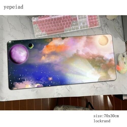 Space Artistic mouse pad Popular mats 800x300x3mm Computer mouse mat gaming accessories cheapest mousepad keyboard games gamer
