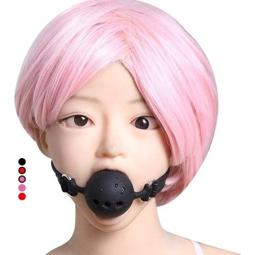 Gag Mouth Ball Plug Oral Silicone Open Sex Toy BDSM Harness Stuffed Adult Game Bondage Sex Product Erotic Fetish for Couples