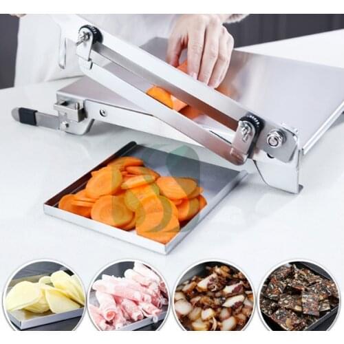 Meat Slicing Machine Household Manual Meat Ribs Slicer Gadget Meat Grinder Slicer Chopped Chinese Medicine Slicers Hay Cutter