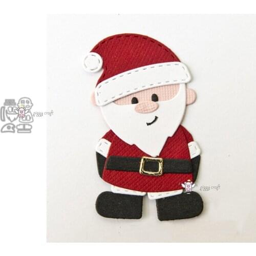 Mmao Crafts Metal Steel Cutting Dies New Santa Claus decoration Stencil For DIY Scrapbooking Paper/photo Cards Embossing Dies