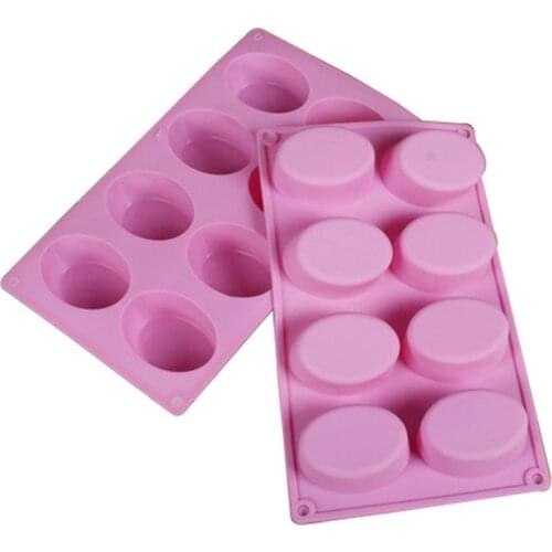 Multi-function Soap Molds Handmade Craft Soap Making Oval Moule Savon Pudding Candy Mold