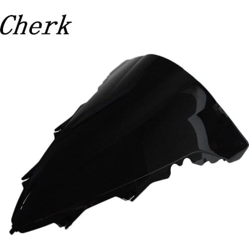 New Motorcycle Black Double Bubble Windscreen Fairing Windshield ABS For Yamaha YZF R1 2009-2014 13 12 11 10
