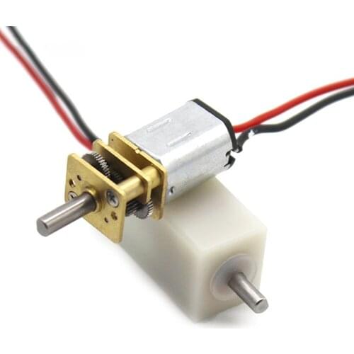 Waterproof N20 Gear Motor DC 3V-6V Electric Reducer Full Metal Gearbox Slow Speed RC Robot Smart Car Electric Door Lock