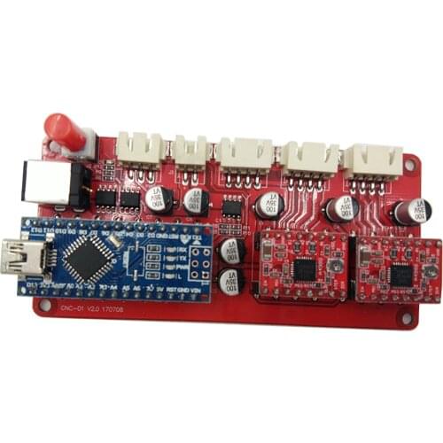 GRBL1.1 Controller Board 2Axis Stepper Motor Control Double Yaxis Support Servo For GRBL Laser Engraving Machine