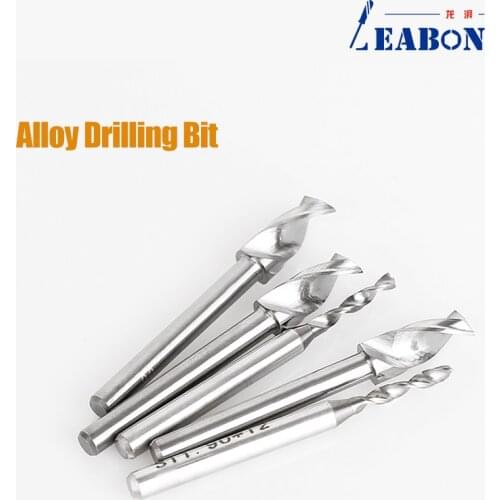 3.175mm Carbide Wood Drill Bits Micro Engraving CNC PCB Wood Bakelite Aluminum Acrylic Plastic Wood Hole Boring 0.4mm to 3.2mm