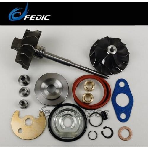 Turbocharger shaft and wheel + repair kit TF035 49135-03101 Turbo rotor assembly for Mitsubishi Challanger Delica 2.8L 4M40 4D56