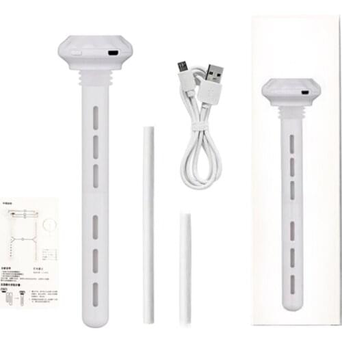 Car USB Humidifier with Container Portable Cool Mist Humidifier with Adjustable Length Quiet for Home Office Travel