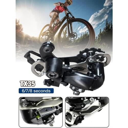 Original Mountain Bike Rear Derailleur 6 7 8 Speed TX35 Aluminum Alloy Bicycle Parts Accessory Bicycle Parts Bisiklet Aksesuar