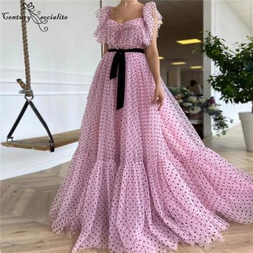 Pink Prom Dresses Long Formal Dress for Women Sweetheart Zipper Back Sweep Train Evening Party Gowns Vestido De Festa Cheap