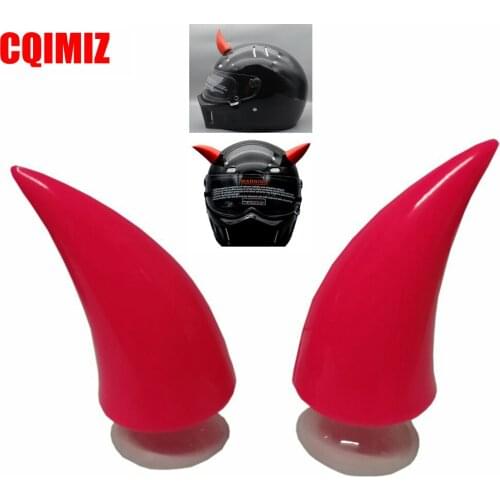 1 Pair Universal Pink Motocross Off Road Capacete Decoration Biker Bike Snowboard Ski Motorcycle Helmet Horn