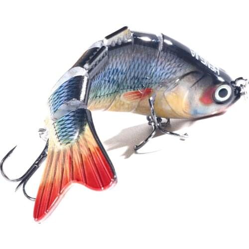 1pcs Multi-Segment Jointed Crankbait 5 Colors Swimbait Isca Artificial Fishing Lure Baits 10cm 18g Culter Pike Fishing Tackle
