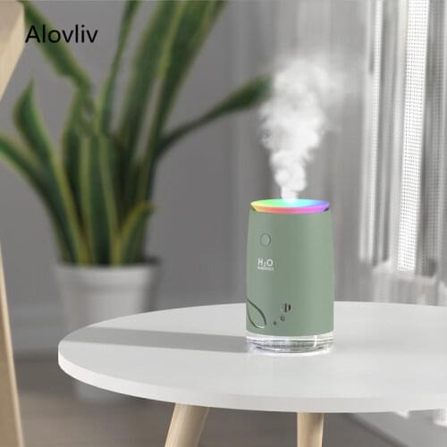 310ml Fish USB Humidifier Ultrasonic Car Mist Maker with Marquee LED Night Lamps Mini Office Desktop Air Purifier