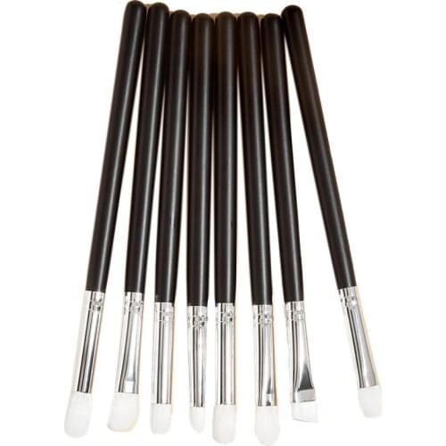 8Pcs Professional Makeup Brushes Set Powder Blush Foundation Eyeshadow Make Up Fan Brushes Cosmetic Sets