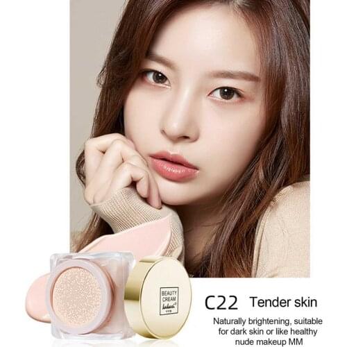 Air Cushion BB Cream Brighten Concealer Moisturizer Foundation Face Whitening Makeup Facial Base Perfect Cover Cosmetics