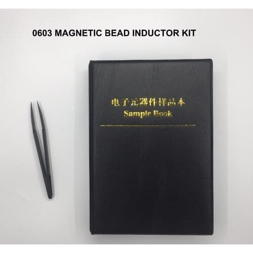 Free Shipping 1000pc 0603 smd magnetic bead Inductor kit 0603 inductor assortment sample book 22value*50pc inductance kit