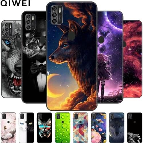 For ZTE Blade A7S 2020 Case Wolf Soft Silicone Back Cover For Blade A7s 2020 6.5'' A7020 Phone Cases For ZTE A7020 A7020RU Shell
