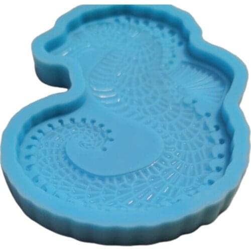 DIY Crafts Jewelry Decor Epoxy Resin Cup Mat Mold Coaster Casting Silicone Mould 62KE