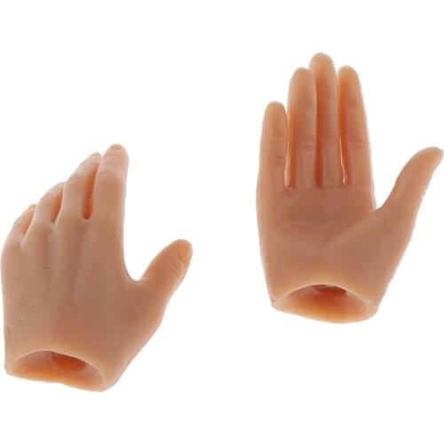 12inch Action Figure DIY Fitting Hands 2Pairs for 1/6 Kumik Female Body ACCS