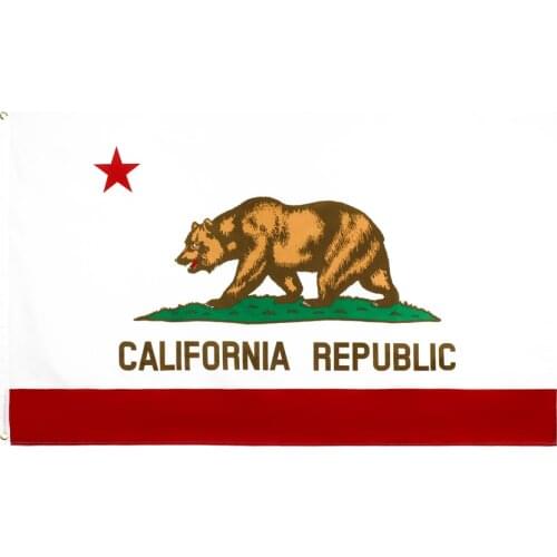 Yehoy 90x150cm us usa state bear california Flag