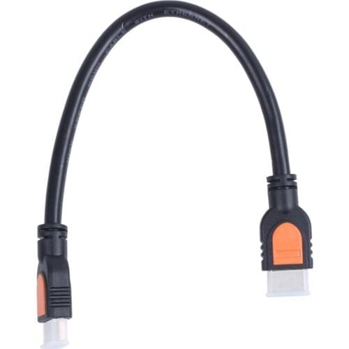 Hot 30cm/ 12" Black Extension Card HDMI Male to HDMI Male m / m Connector Cable