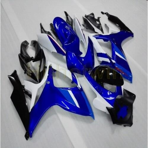 GSXR750 Custom motorcycle cowl for GSX-R600750 2006 2007 K6 GSXR600 ABS plastic Fairing Injection mold blue