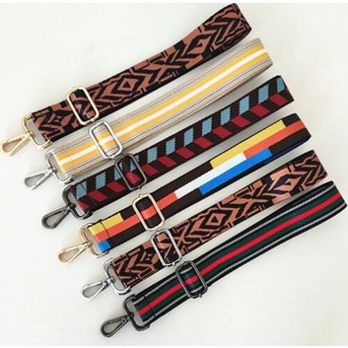 HJKL 2020 Belt Bags gift Accessories for Women Rainbow Adjustable Shoulder Hanger Handbag Straps Decorative Handle Ornament