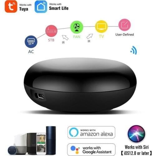 IR Remote Control Smart Wifi Infrared Tuya/Smartlife APP For Smart Home Control For TV DVD AUD Work With Amaza Alexa Google Home