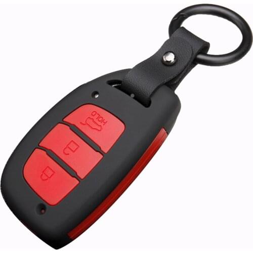 Car Smart Remote Key Case Holder Protect Keychain Keyring for HYUNDAI Verna Elantra MISTRA MISTRA ix25 ix35 Key Chain Key Ring