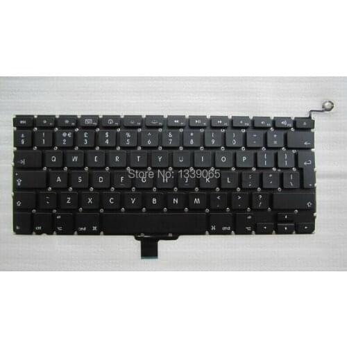 TPFEEL New UK Layout Keyboardfor Macbook Pro 13.3" A1278 MB990 MC700 MC374 keyboard replacement 2009-2013 Year