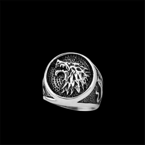 Support Dropship Werewolf Ring 316L Stainless Steel Jewelry Wolf Cool Ring