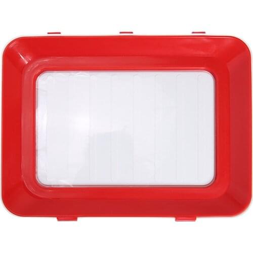 Food Preservation Tray Reusable Plastic Food Fresh Storage Container Plates Refrigerator Microwave Kitchen Cover