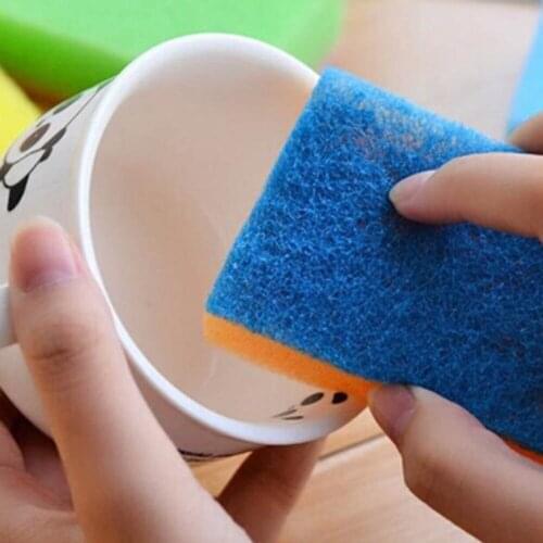 New Arrivals 1 PC Sponge Cleaning Tools Multi-Functional Kitchen Bathroom Magic Sponge Rub Washing Dishes Color Random