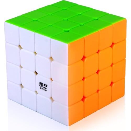 Droxma New QiYi Qi Yuan S 4x4 Magic Cube Puzzle Speed Cube Toys Magic Cube Stickerless 4x4x4 Puzzle