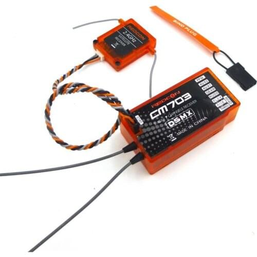 REDCON/Spek-trum Compatible CM703 2.4GHZ 7CH DSM2 PPM Receiver Quad Helicopter
