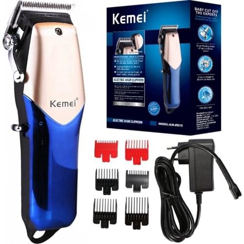 Original kemei professional fading blending electric hair clipper for men tapering hair trimmer hairdressing cordless haircut