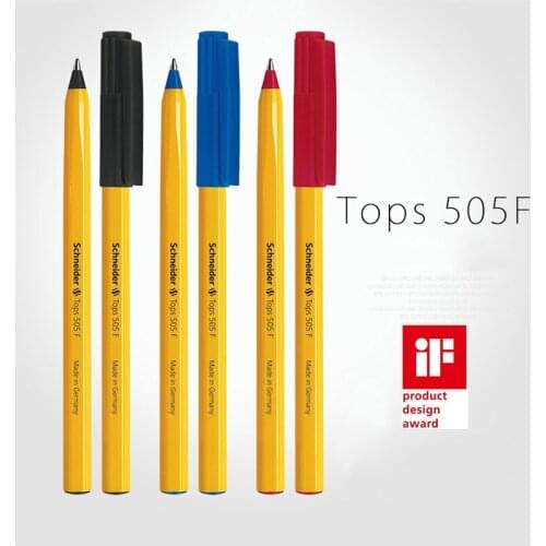 10pcs/lot Schneider super smooth 0.5mm ballpoint pen high quality bullet tip 3 colors available office school supplies