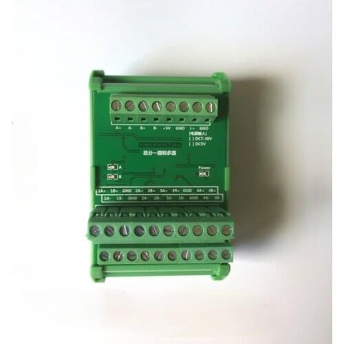 Motor synchronous pulse control difference 1 channel input 4 channel output, 1 way to 4 way terminal board