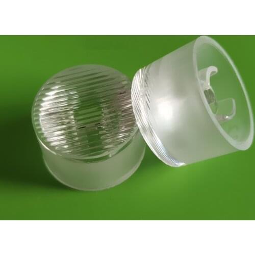 1pcs Waterproof integrated lens LED lens high power lens 20MM with bracket stripe surface giant optical lens