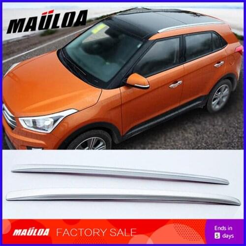 High quality ABS sticker install side rail bar roof rack for IX25 Creta 2014 2015 2016 2017 2018