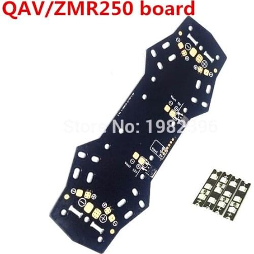 RC Helicopter parts ZMR250 PCB Board With LED Board For ZMR250 Quadcopter Frame Kit