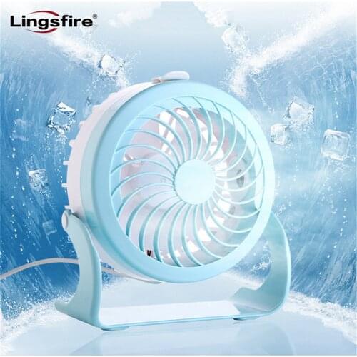 4 Modes Quiet USB Fan Small and Lovely Cooling Mini Desk Fan 180 Rotatable Misting Spray Fan Air Circulator Humidifier