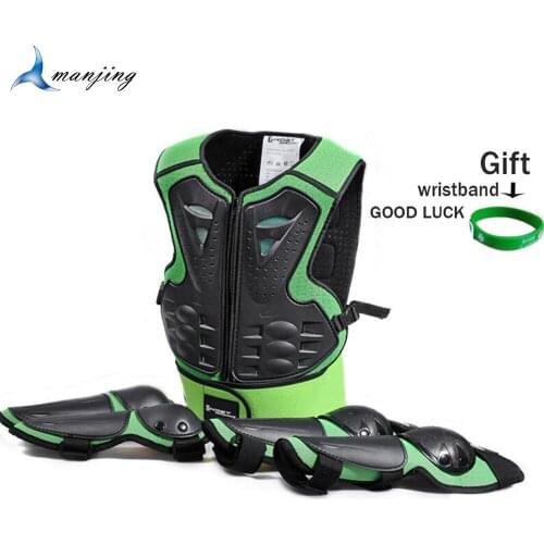 Child Baby Off Road Dirt bike Balance Bike Full Body Protector Armor ATV Pit bike Racing Knee Elbow Guard Motorbike Vest Suits