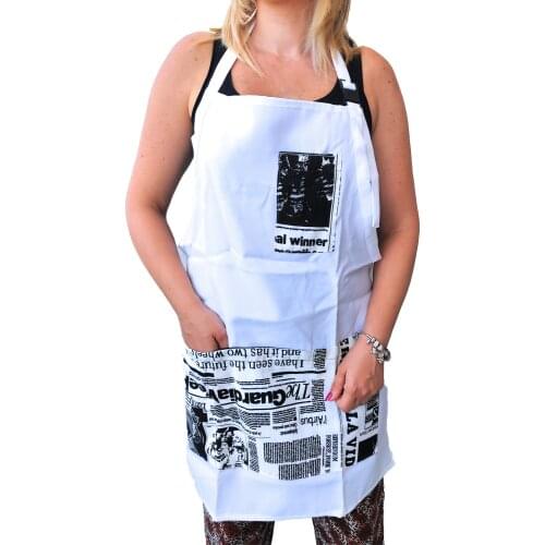 Apron paravanti bar vineria pizzeria paninoteca work women newspaper